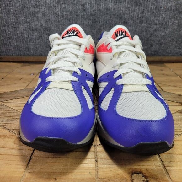 Nike Air Structure Men's 9.5 White Persian Violet Sneakers Retro DC2548-100 - Picture 4 of 11